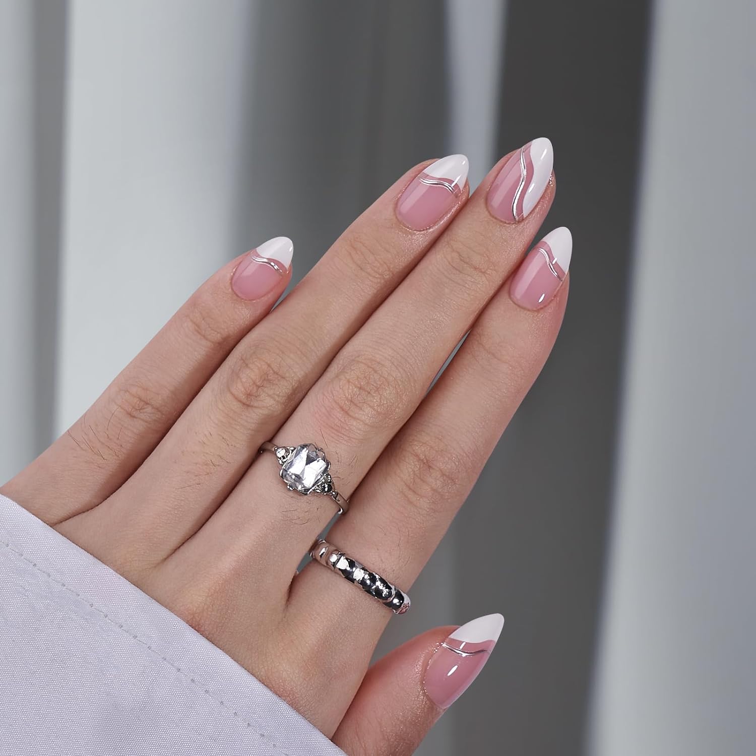 Press-ons i Almond formen