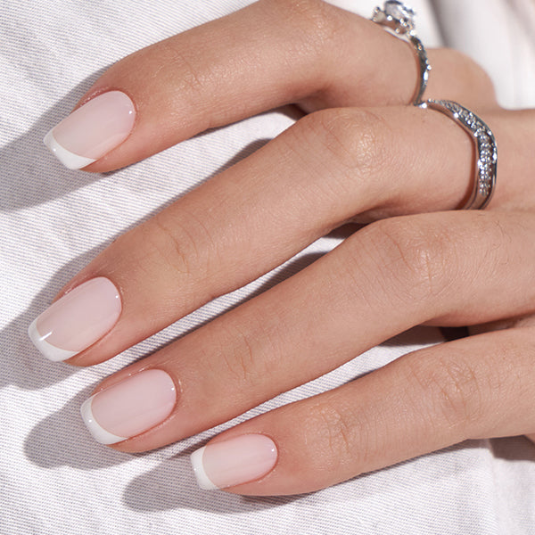 Frosted French - Bild 3 | XNails Press-on Naglar