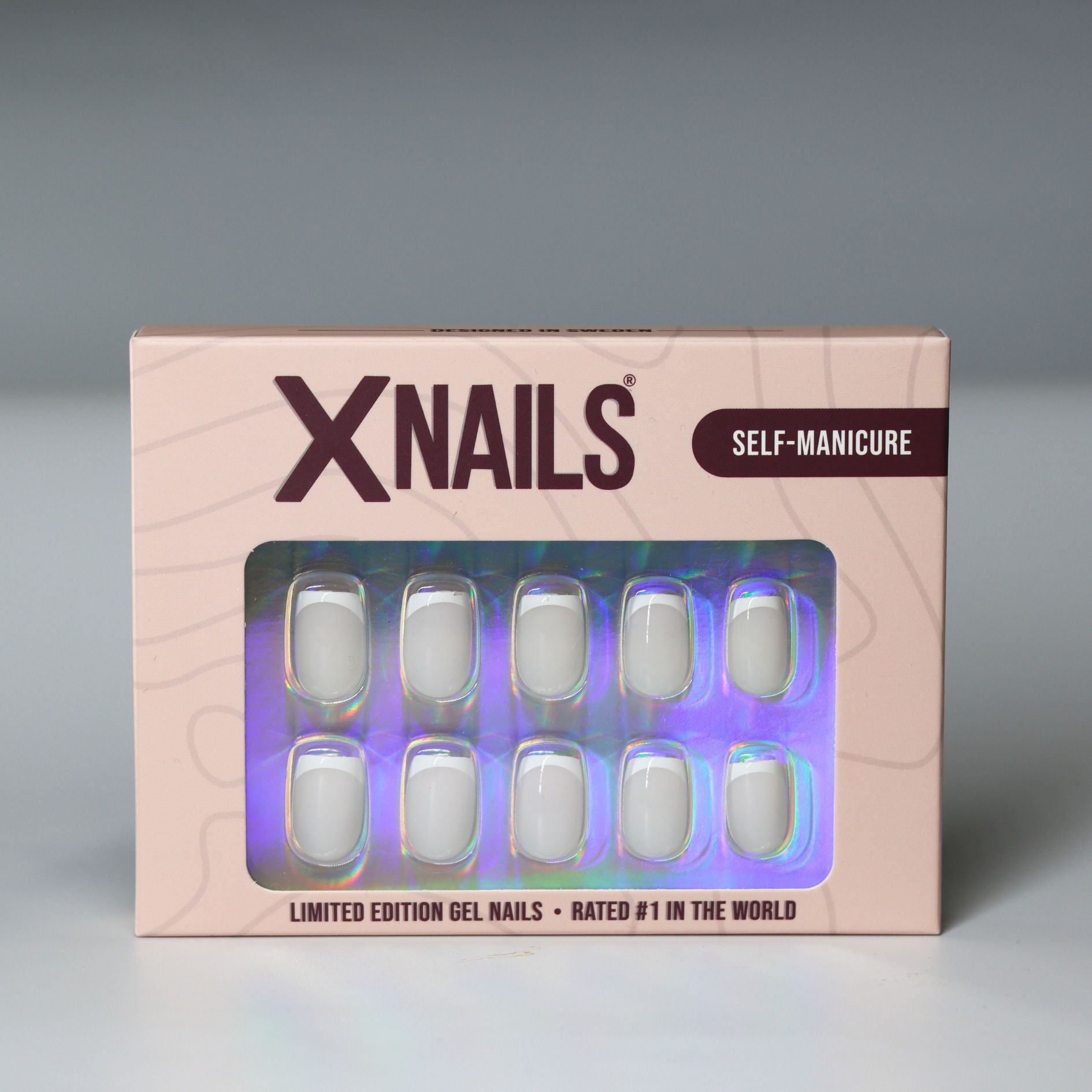 Frosted French - Bild 7 | XNails Press-on Naglar