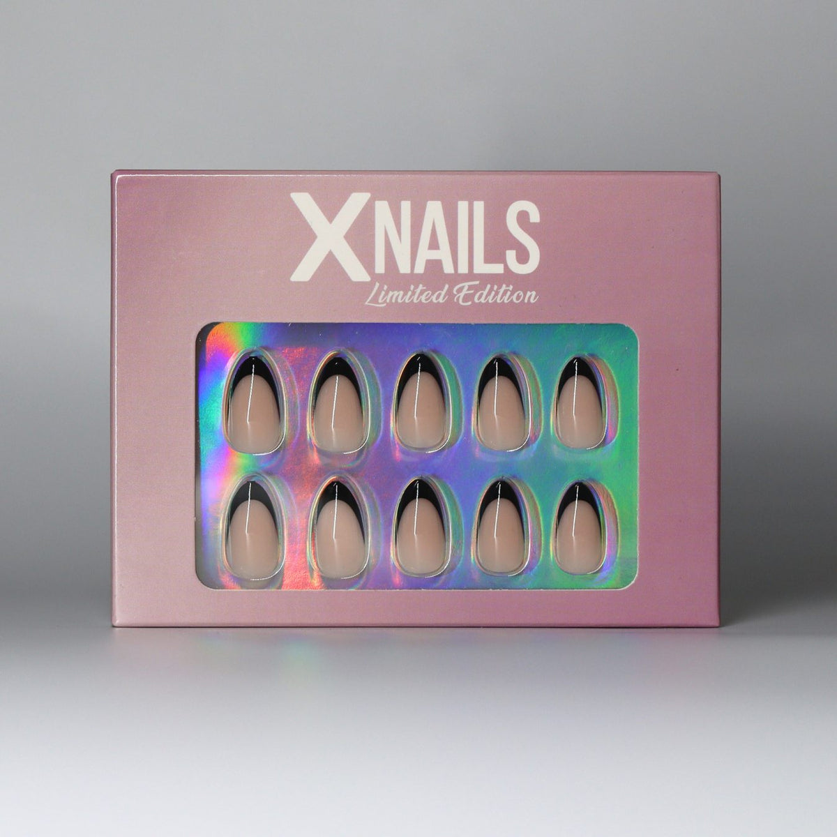 Nagelformer guide med almond square oval och coffin press-on