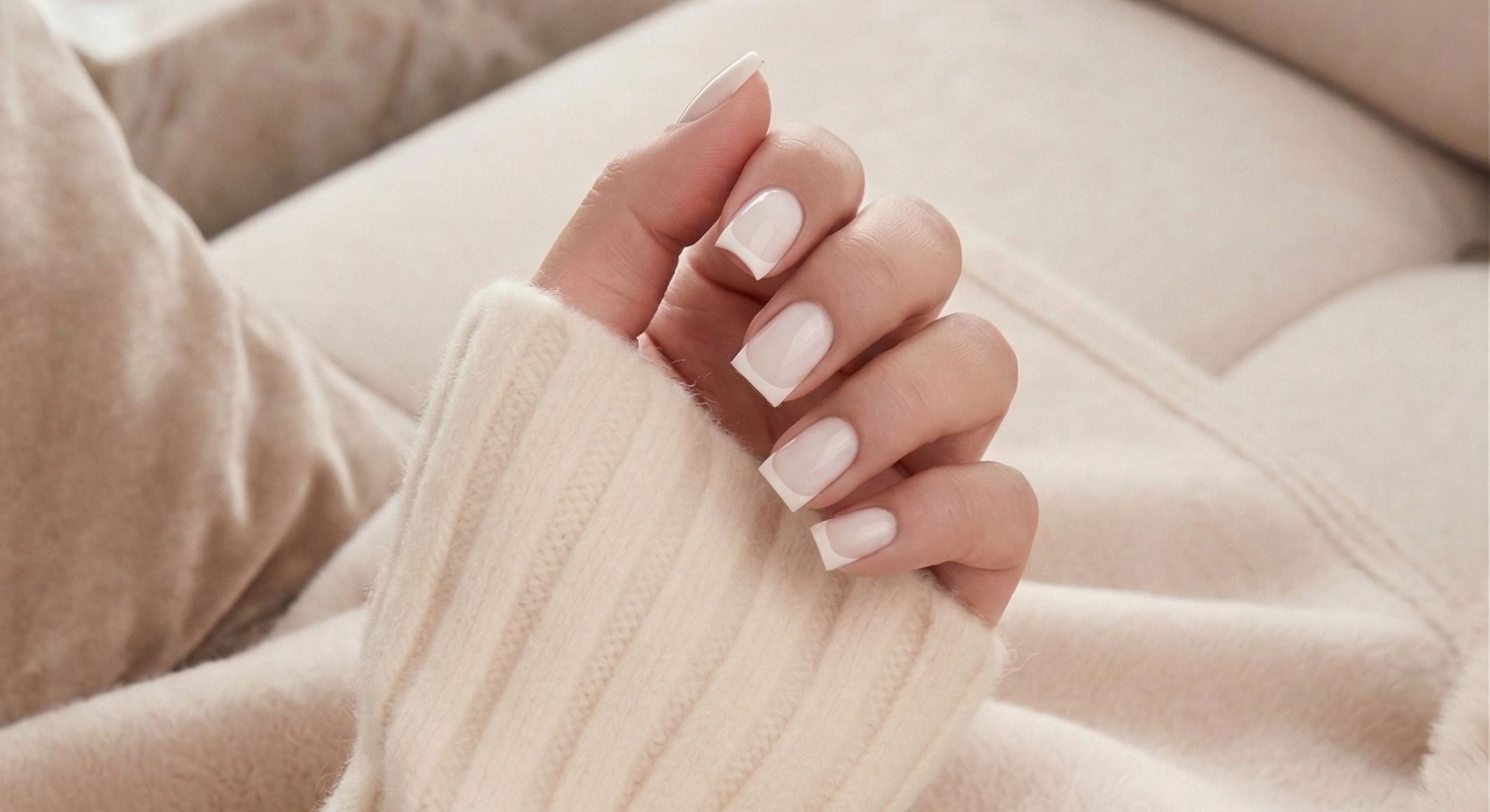 Frosted French Press-on naglar